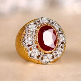 Ruby Italian Ring Buccellati Ruby Ring 11229 Artistic