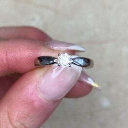 0.22 Tiffany and Co Diamond Engagement Ring 13068 F5