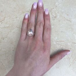 6.00ct Diamond And Platinum Engagement Ring 13428 F1