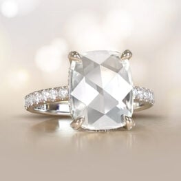 Columbus Ring rose cut cushion shaped diamond ring 14566-Artistic-1000PX