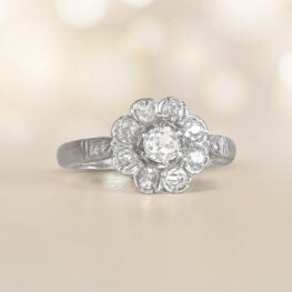 A Charming Antique Edwardian Diamond Ring Wentworth Ring 14709