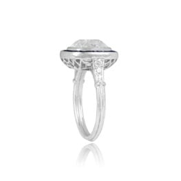 Platinum 4.06ct Diamond Ring Robinson Ring 15264 Top Side View