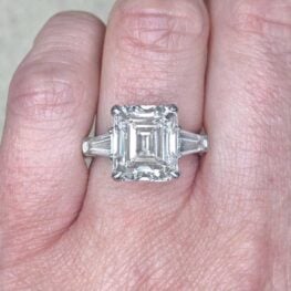 Tiffany Emerald Cut Diamond Engagement Ring KAV532 F2