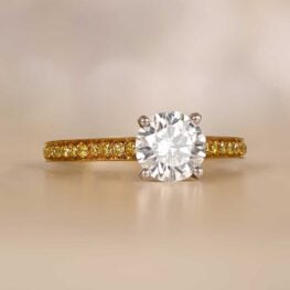 1.02 carat round brilliant cut diamond ring Graff Diamond Ring KOT8856